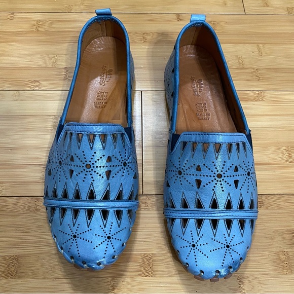 Spring Step Shoes - Spring Step Fusaro Women’s Leather Slip-On Flats Sz 40 US 9